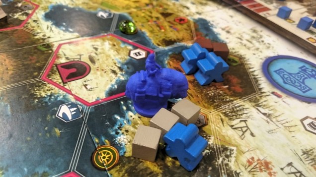 "You guys may have more points. But are you riding a bison? Didn't think so."