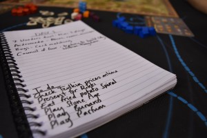 A summary of Briony's first day.